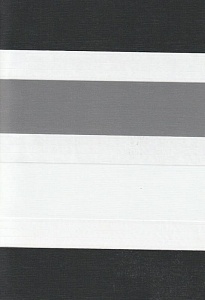 Открытые рулонные шторы день-ночь Салерно, серый 2002 купить в Кубинке с доставкой